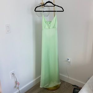 Never worn midi dress silk